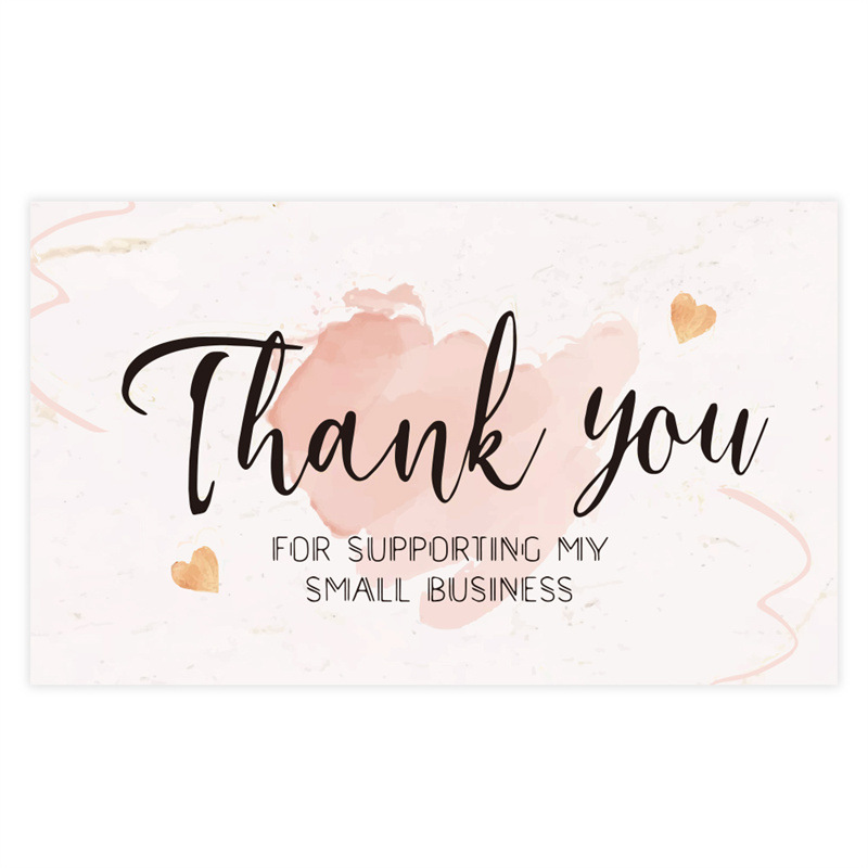 10-30Pcs thank you for supporting my small business cards, small