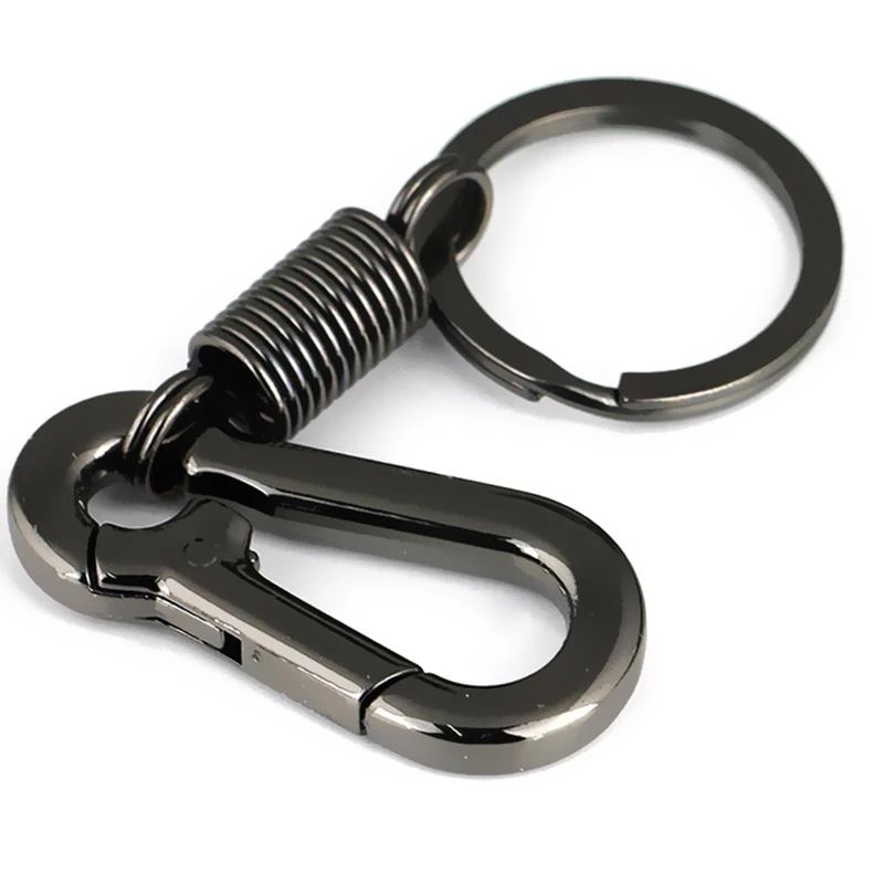 Screw Lock Brass Keychain, Retro Durable Screw Lock Keychain Carabiner Clip Hook Key Ring for Outdoor,Temu