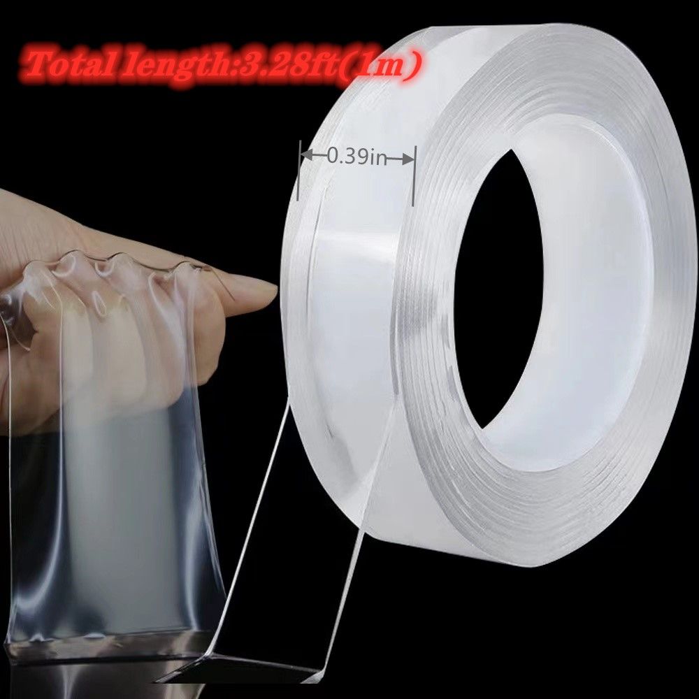 Double Sided Tape Heavy Duty Mounting Tape Multipurpose Removable Adhesive Foam Tape Reusable Transparent Tape For Pasting Items