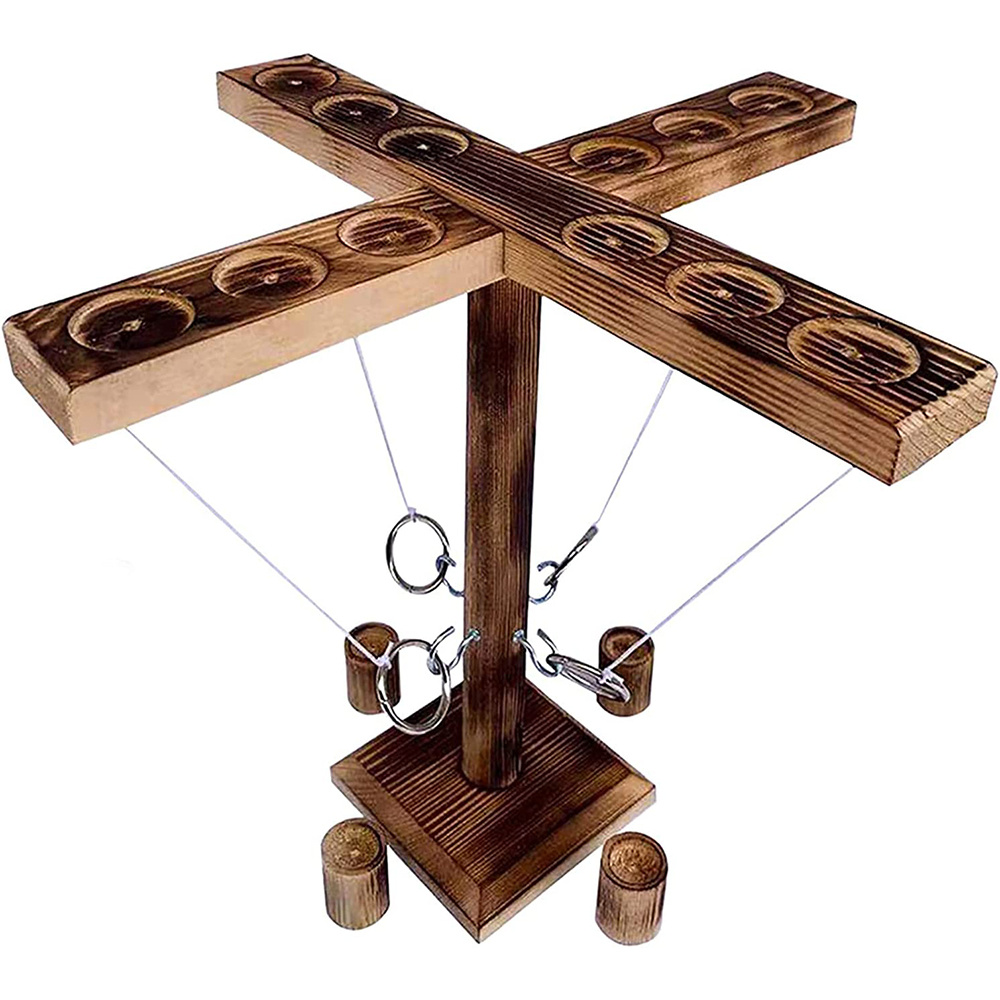 Wooden Ring Hook Toss Game With Shot Ladder For Party - Temu New Zealand
