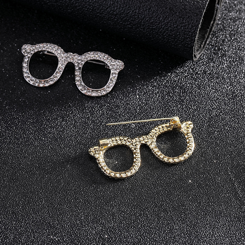 Glasses brooch on sale