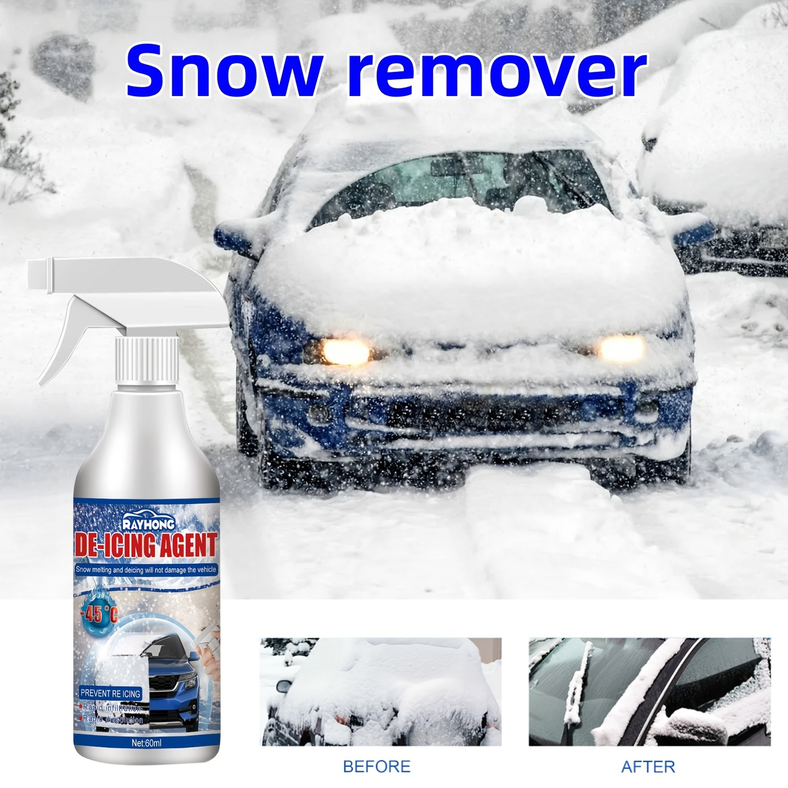 Car Universal Fast Defrosting Deicing Agent Snow Remover