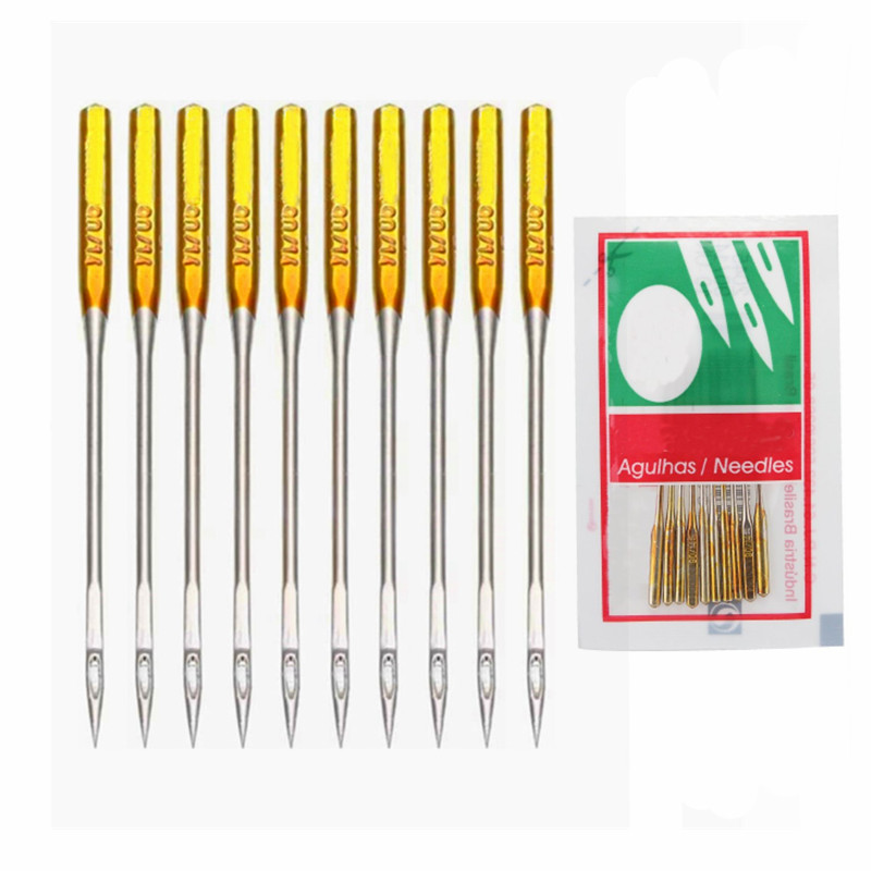 10pcs Household Sewing Machine Needle Singer Golden Needle - Temu