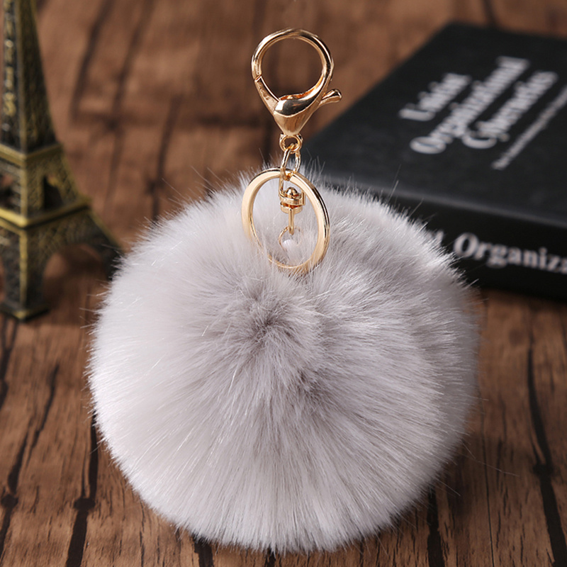 Soft Plush Fur Ball Keychain Fall Winter Pom Pom Cute Colorful Bag Key Chain  Ornament Bag Purse Charm Accessories - Temu