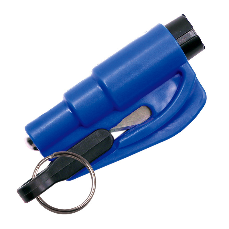 Resqme The Original Emergency Keychain Car Escape Tool, 2-in-1 Seatbelt  Cutter and Window Breaker, Compact Emergency Hammer, Pink 