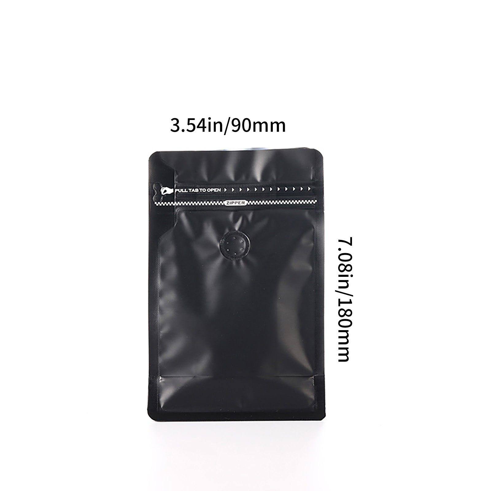 Matte Black Smell Proof Mylar Zip Lock Bags Perfect For Cat - Temu