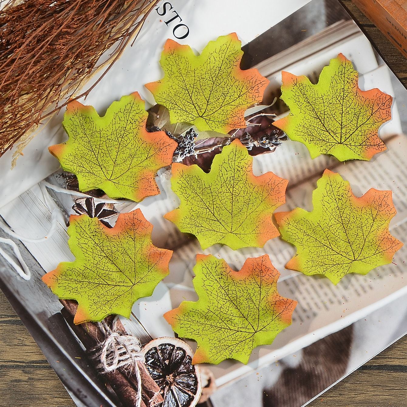 Canadian Maple Leaf Paper Fan Decorations, 6-pc | Party City