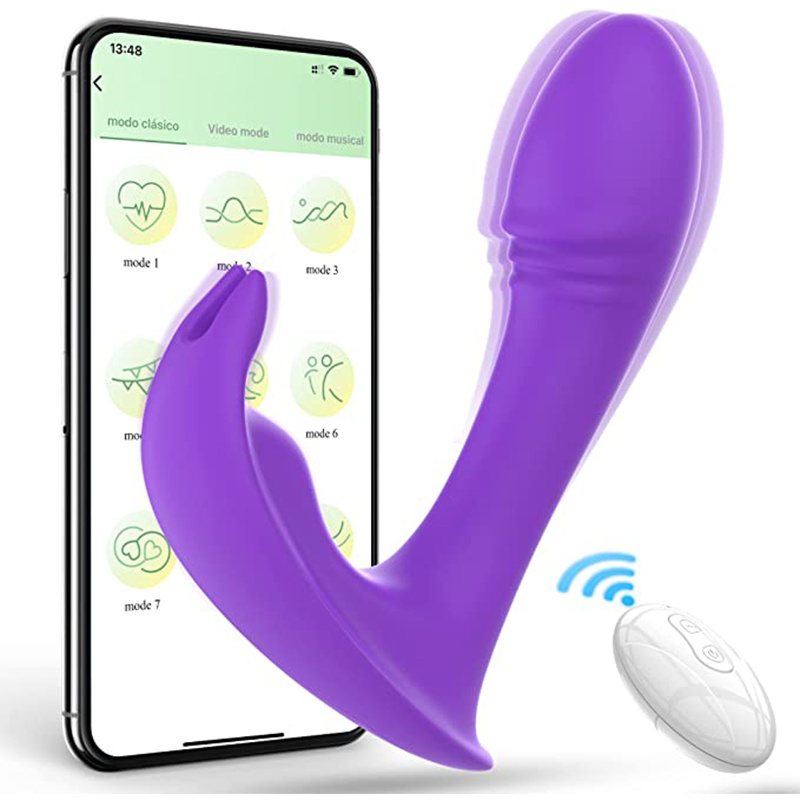 Vibrating Panties Wearable Panty Vibrator Sex Toy for Women with,7 Vibrating  modes app Mobile Bluetooth USB Rechargeable Sex Toys For Women 