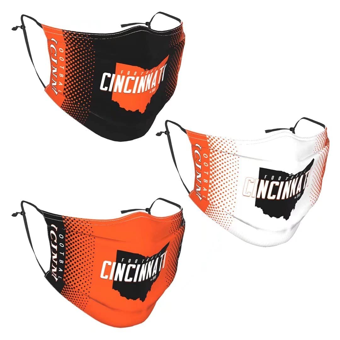 Cincinnati Bengals Windproof Mask Neck Scarf Bandana Breathable Gaiter Mask