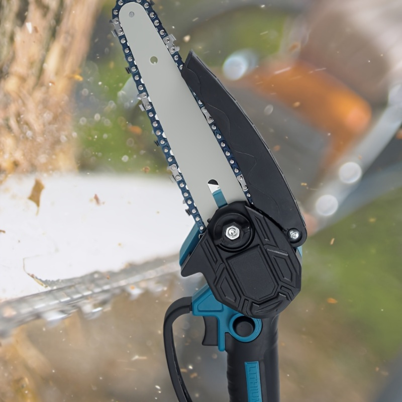 Cordless Chainsaw 4 Inch/6 Inch Electric Chainsaw Powerful Wood Cutter