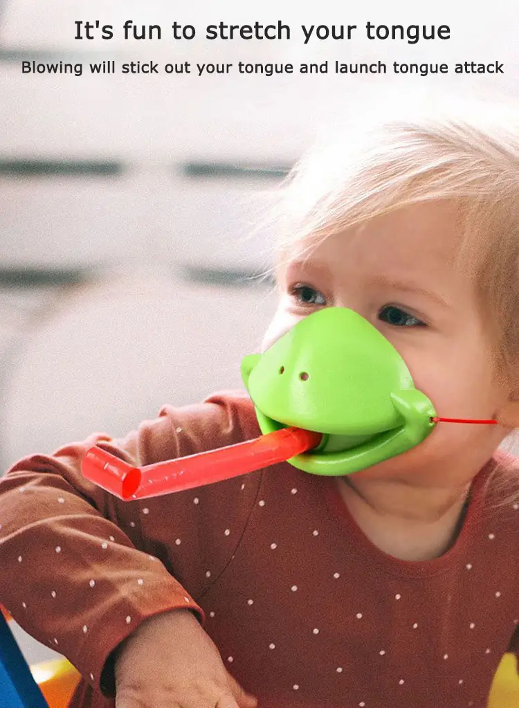 frog mouth sticking out tongue board game greedy snake chameleon playing cards competitive parent child interactive desktop childrens toys details 2