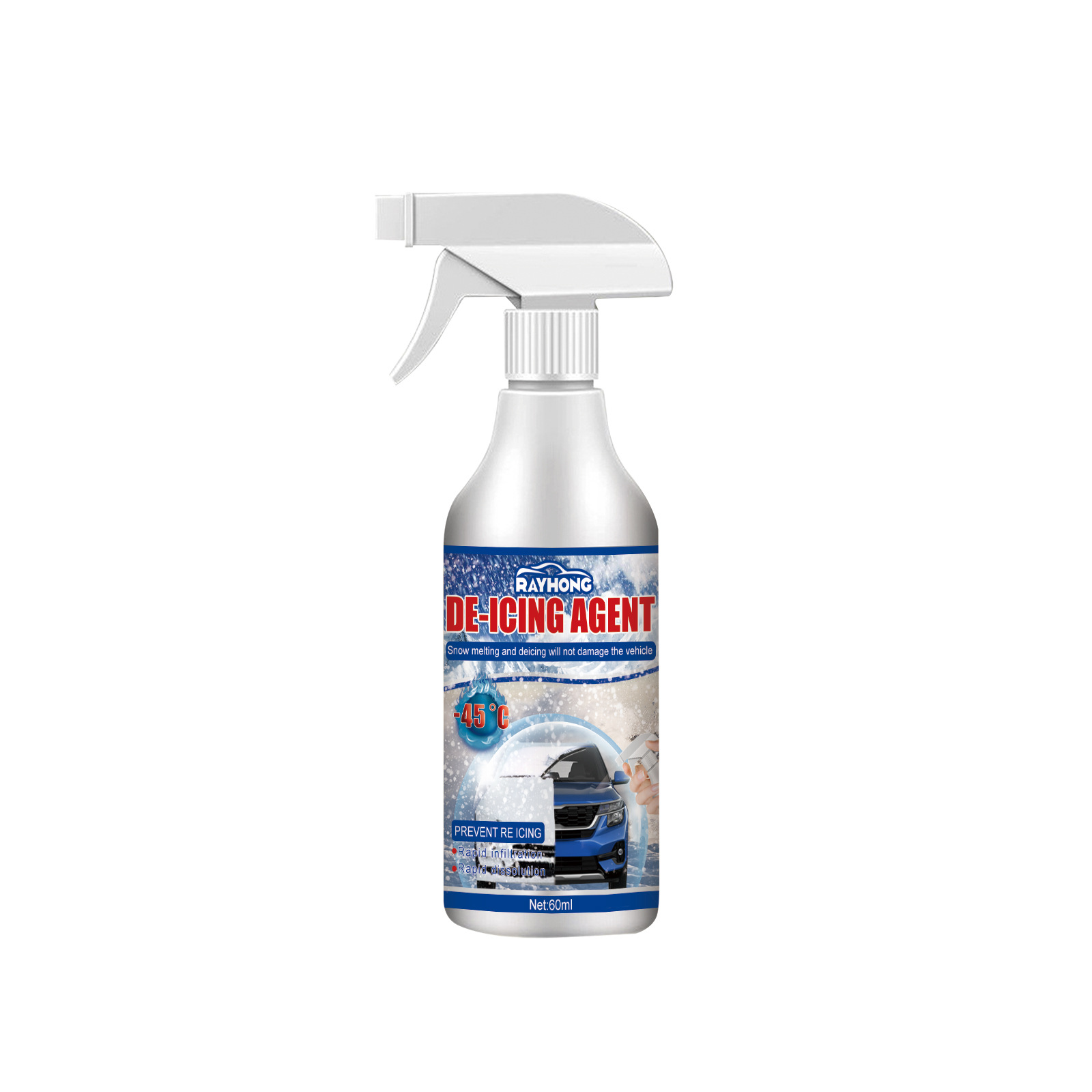 Organzy Ice Scraper, Car Defrosting and Deicing Cleaning Supplies