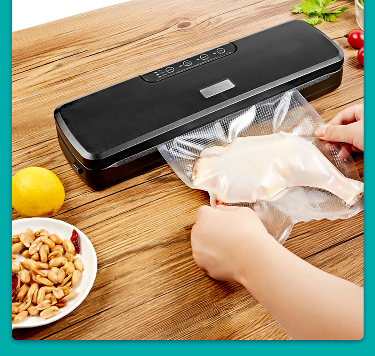 Compact Portable Vacuum Sealer: Keep Your Food Fresh For - Temu