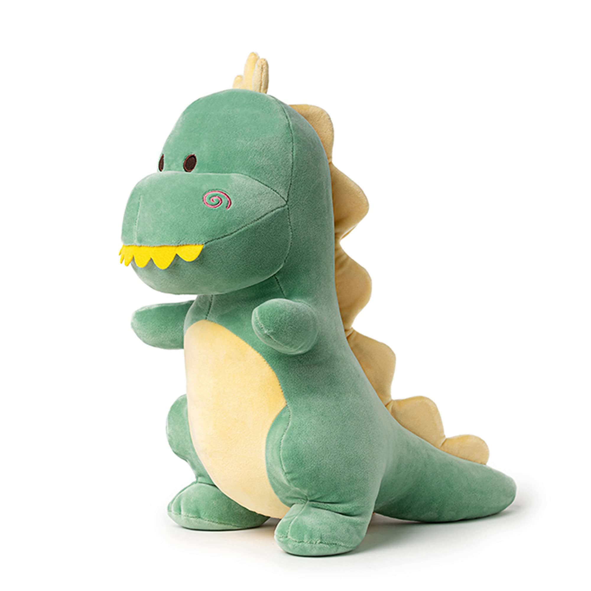 Brinquedo de pelúcia de dinossauro de desenho animado de 11,02 polegadas,  boneco de pelúcia de