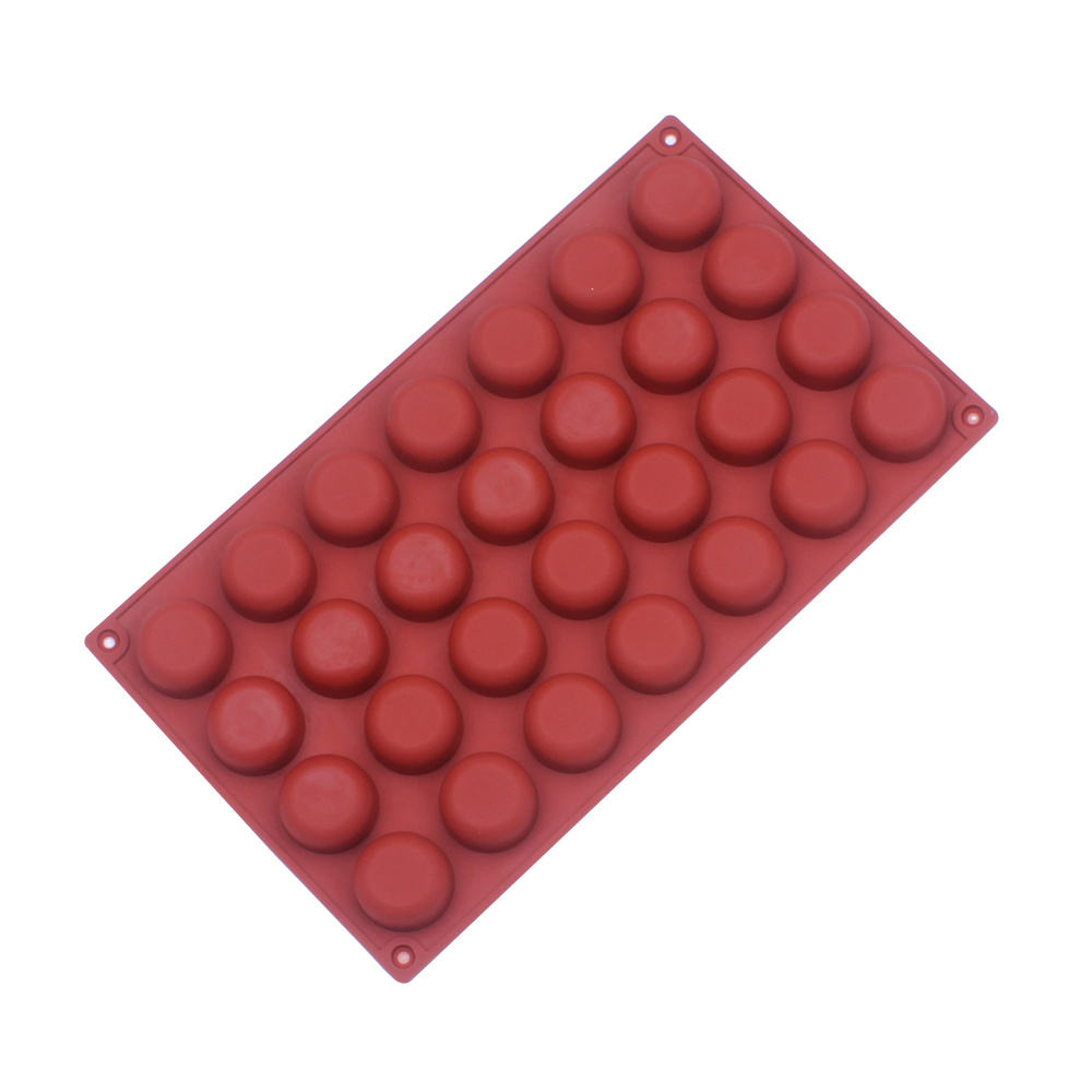 1pc 28 holes cylinder   silicone mold chocolate candy small cake baking tool diy   drop   mold details 3