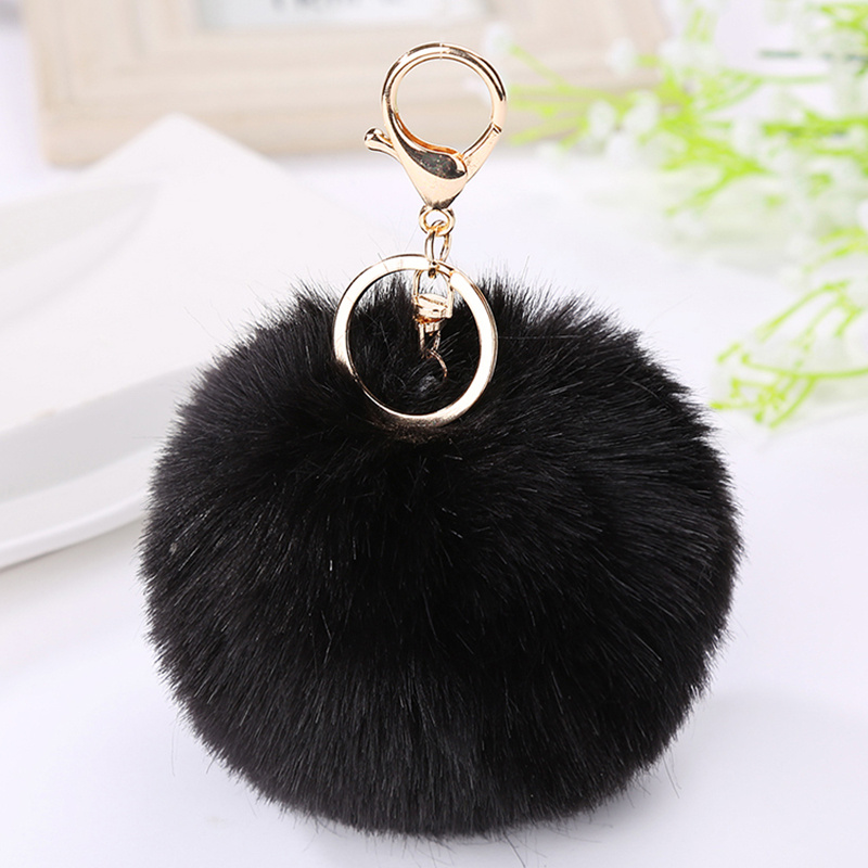 Soft Plush Fur Ball Keychain Fall Winter Pom Pom Cute Colorful Bag Key Chain  Ornament Bag Purse Charm Accessories - Temu