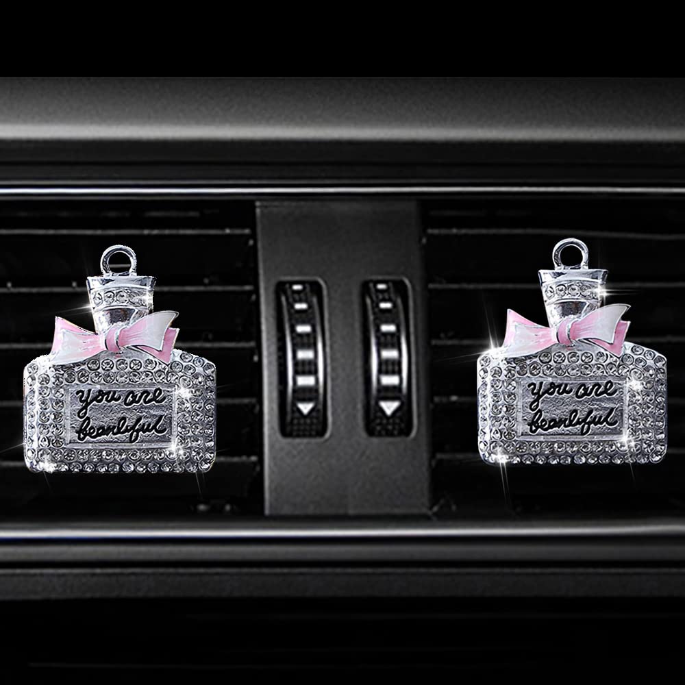 1PC Clip de ventilation de voiture, diffuseur de voiture en cristal, clip  de ventilation de diffuseur d'huile de strass Bling, accessoires de voiture  fraîcheur pour femmes - Temu France