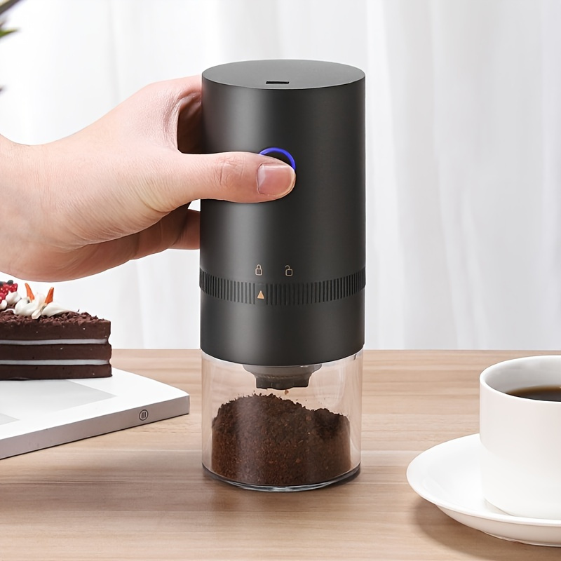 Electric Burr Coffee Grinder with Multi Grind Settings, Portable Small  Conical Ceramic Grinder for Coffee Beans, Spices and More, for  Drip/Espresso/Pour Over/Cold Brew, 4 Cups, USB Rechargeable 