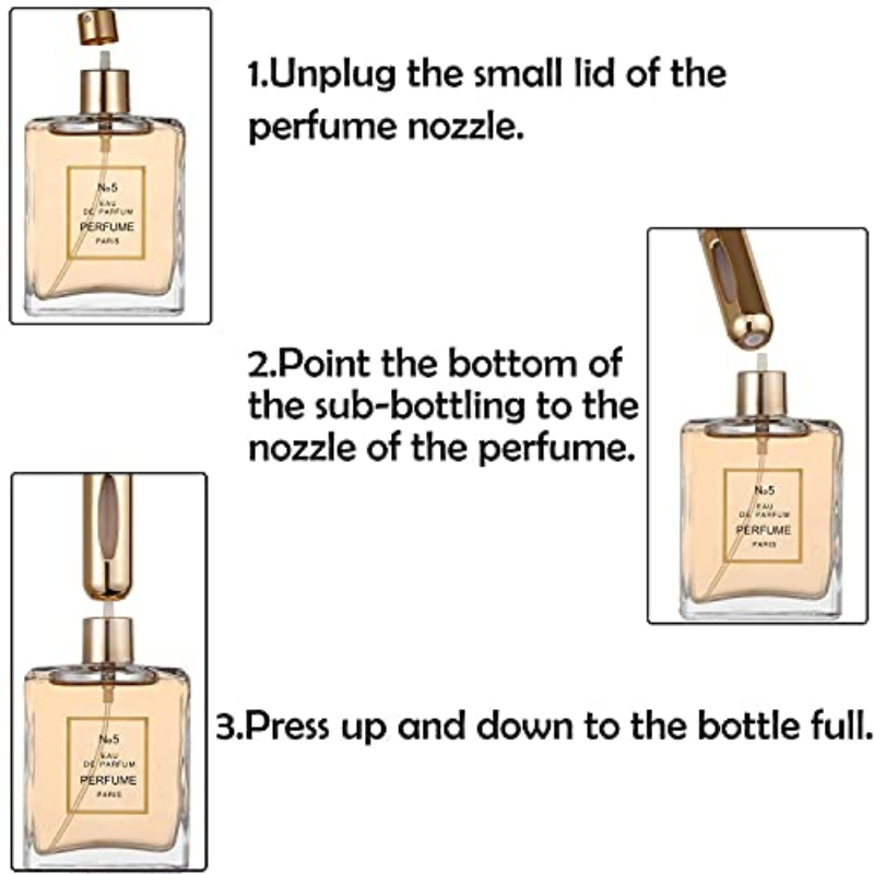 Portable Mini Refillable Perfume Atomizer Bottle Atomizer Travel Size Spray  Bottles Accessories - Temu France