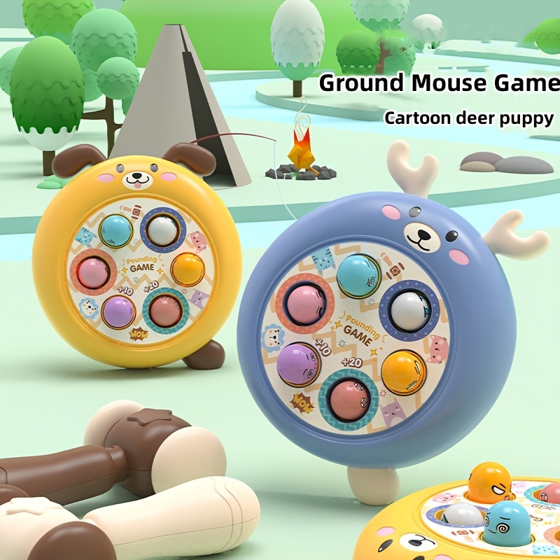 Ground Mouse Jogos Para Crianças, Puzzle Brinquedos, Pressione O