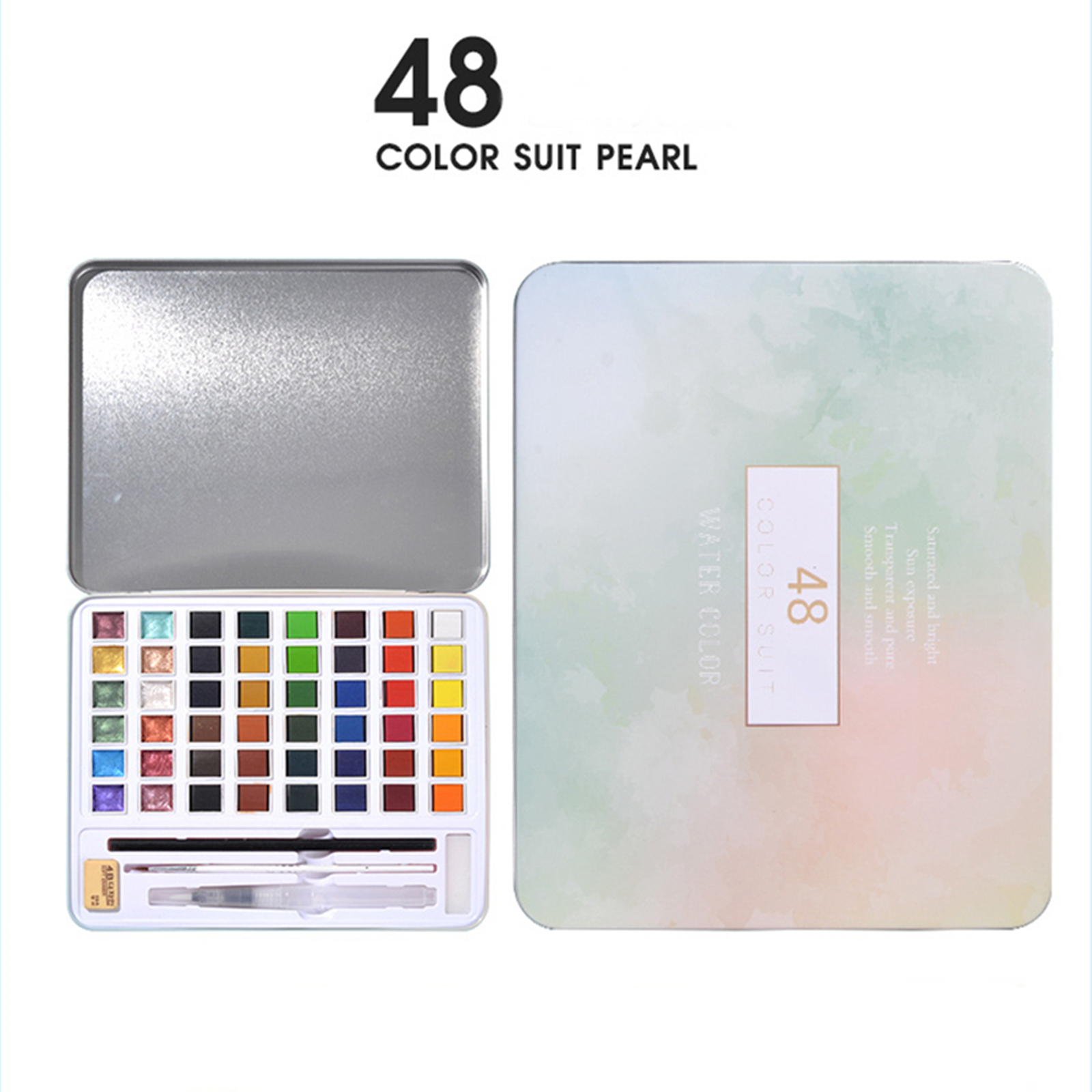 Set Colori Acquerello Standard 36/48 Set Colori Acquerello - Temu