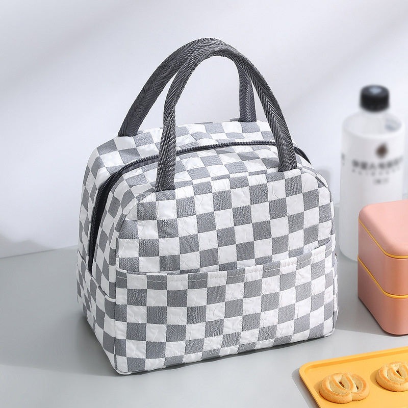 Aeoiba Checkerboard Lunch Box with Padded Liner, Spacious Insulated Lunch  Bag, Durable Thermal Lunch…See more Aeoiba Checkerboard Lunch Box with