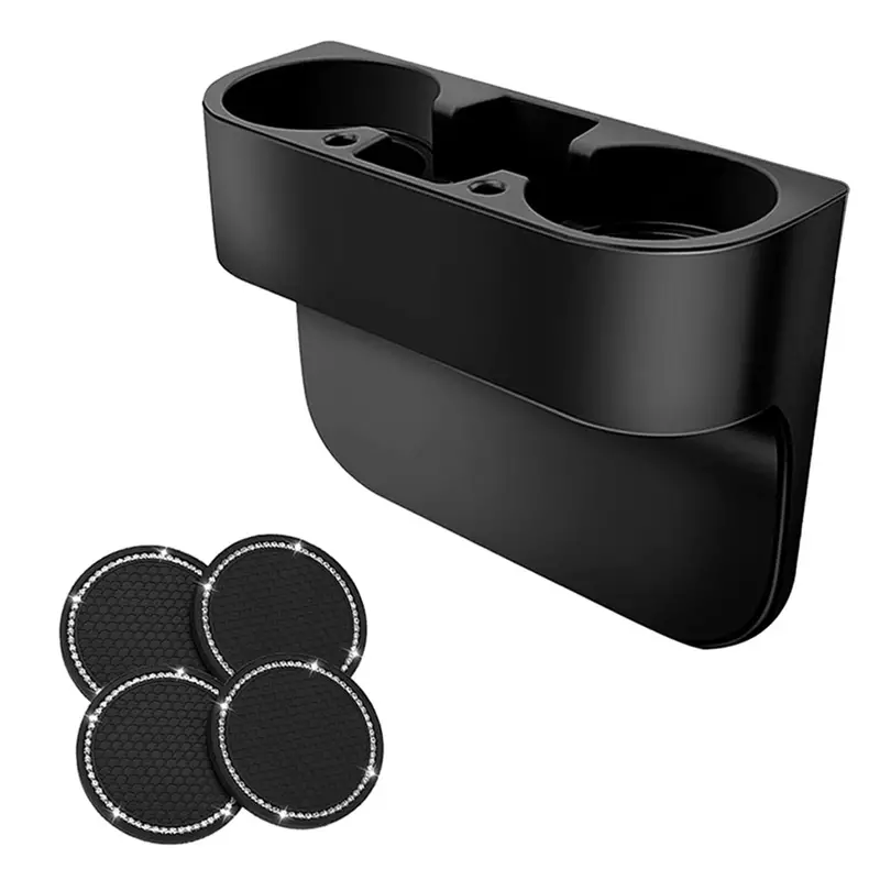 Universal Auto Truck Seat Side Car Cup Holder, Seat Wedge Cup Holder For  Car, Car Seat Gap Filler Cup Holder Organizer With Car Cup Holder Coaster