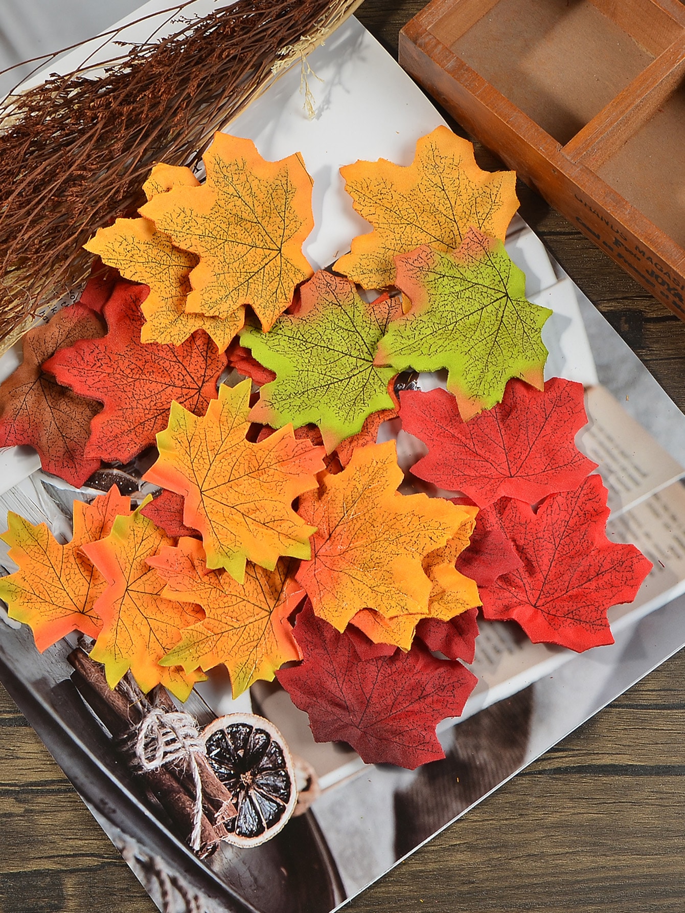 Real Pressed Maple Leaf Home Decor Original by Pressed Wishes
