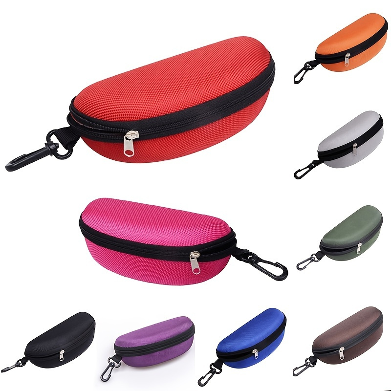 Fashion Travel Portable Zipper Eye Glasses Sunglasses Protective Hard Portable Case Box