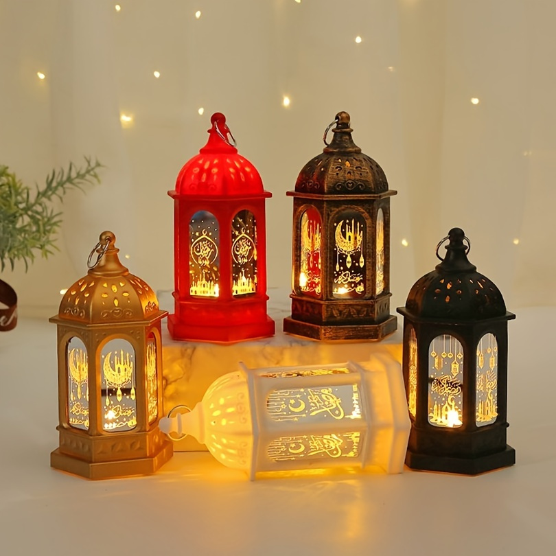 1pc Mini Marocain Ramadan Led Lumière Hexagonale Intégrée - Temu