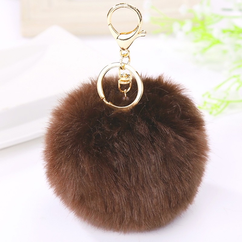 Soft Pom Pom Keychain Plush Ball Cute Colorful Bag Key Chain Keyring  Ornament Bag Purse Charm Accessories - Temu