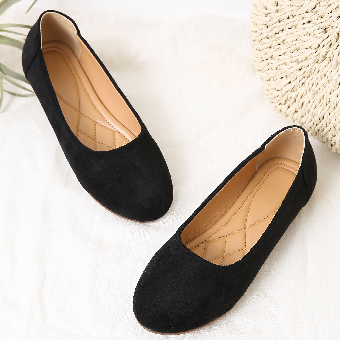 womens soft sole flat shoes comfy slip ballet flats casual Temu  Philippines