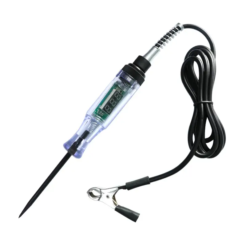 Testeur de Circuit électrique 6-24V stylo de sonde de tension avec lumière  de Test outil de Diagnostic de Circuit de tension de voiture Portable pour