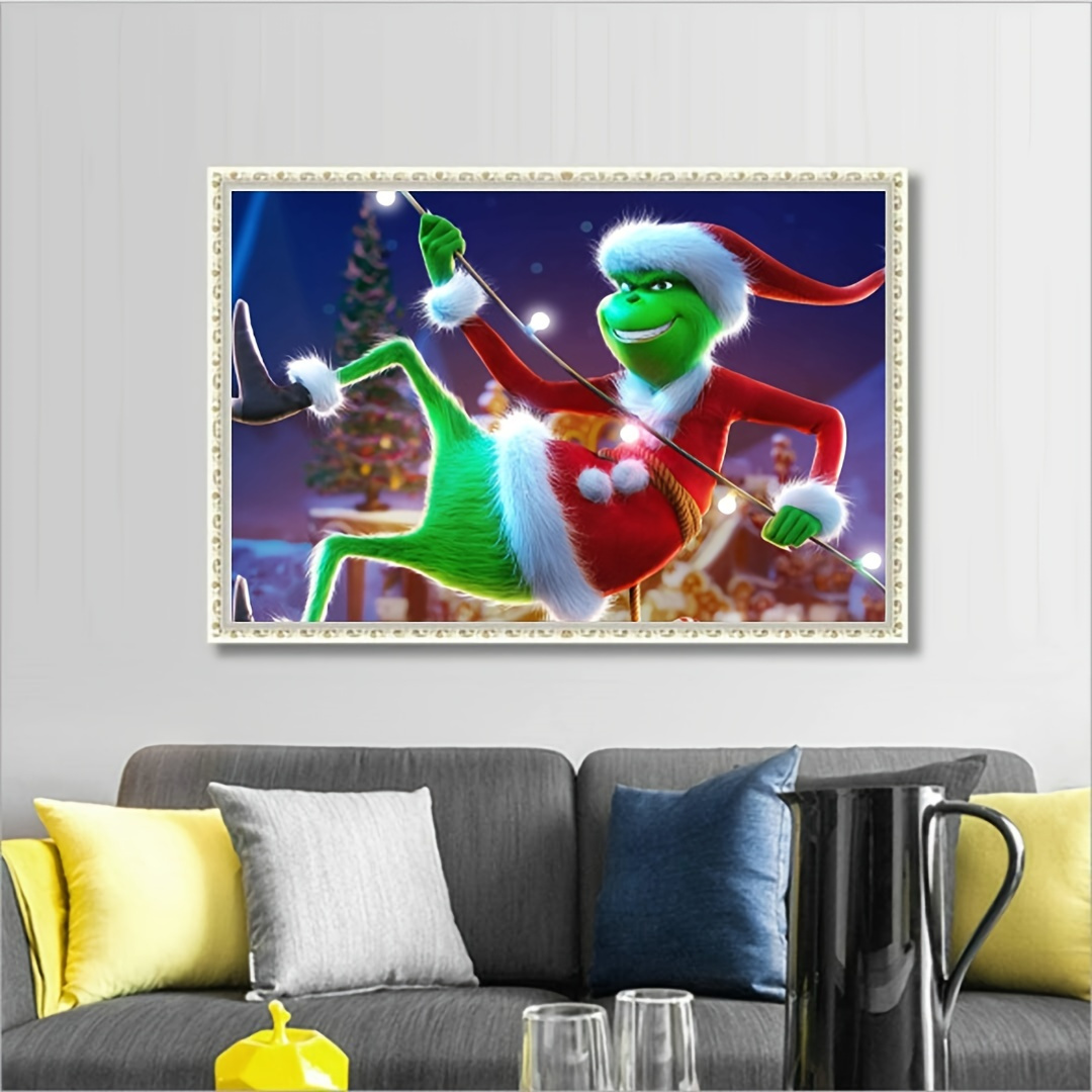 The Grinch 30X30Cm(Canvas) Full Round Drill Diamond Painting