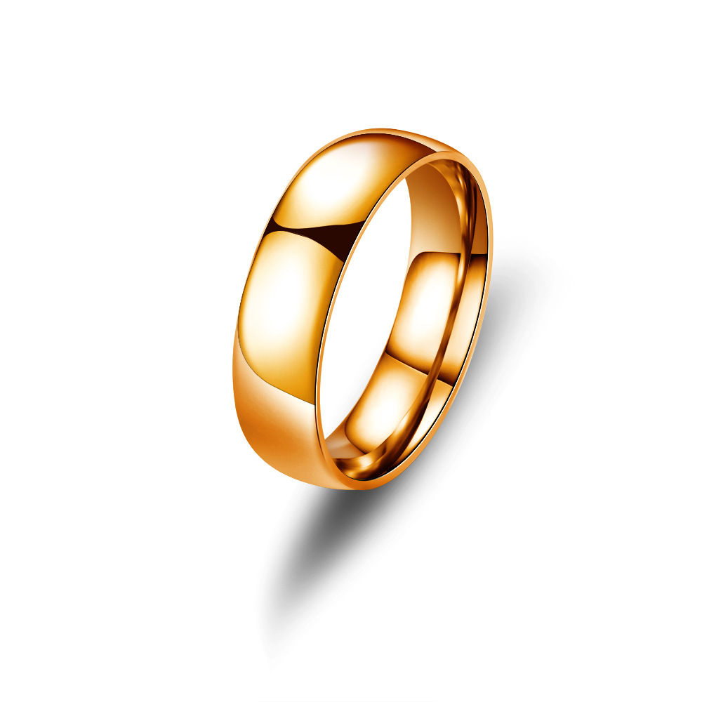 Stainless Steel Ring For Men Simple Stainless Steel Ring - Temu