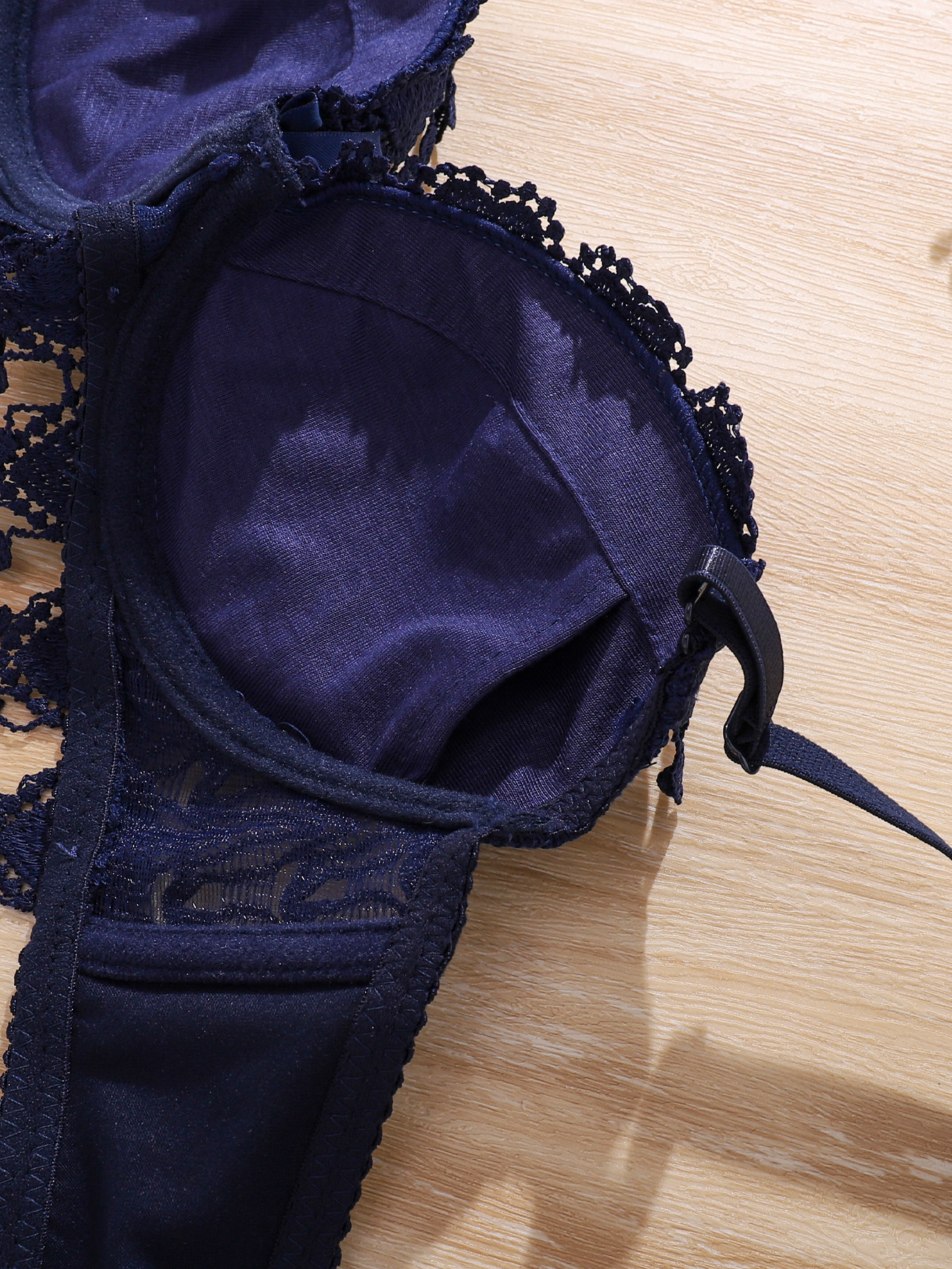 Floral Lace Matching Lingerie Set Underwire Convertible Temu