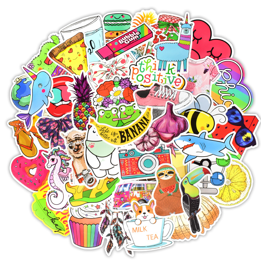 100pcs Cartoon Vsco Sticker For Girl Cute Ins Style Anime Waterproof Decal  Stickers For Kid Diy Laptop Suitcase Room Decoration - Toys & Games - Temu  United Kingdom