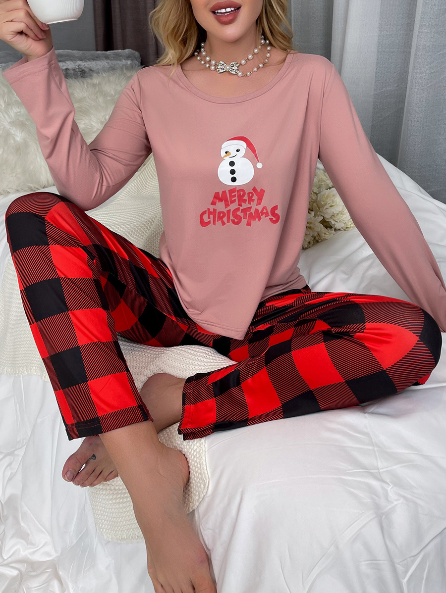 Fashion (Red)New Red Black Plaid Pajama Pants Women Lounging Relaxed House Sleep  Bottoms Womens Cotton Drawstring Button Fly Sleepwear XXA @ Best Price  Online