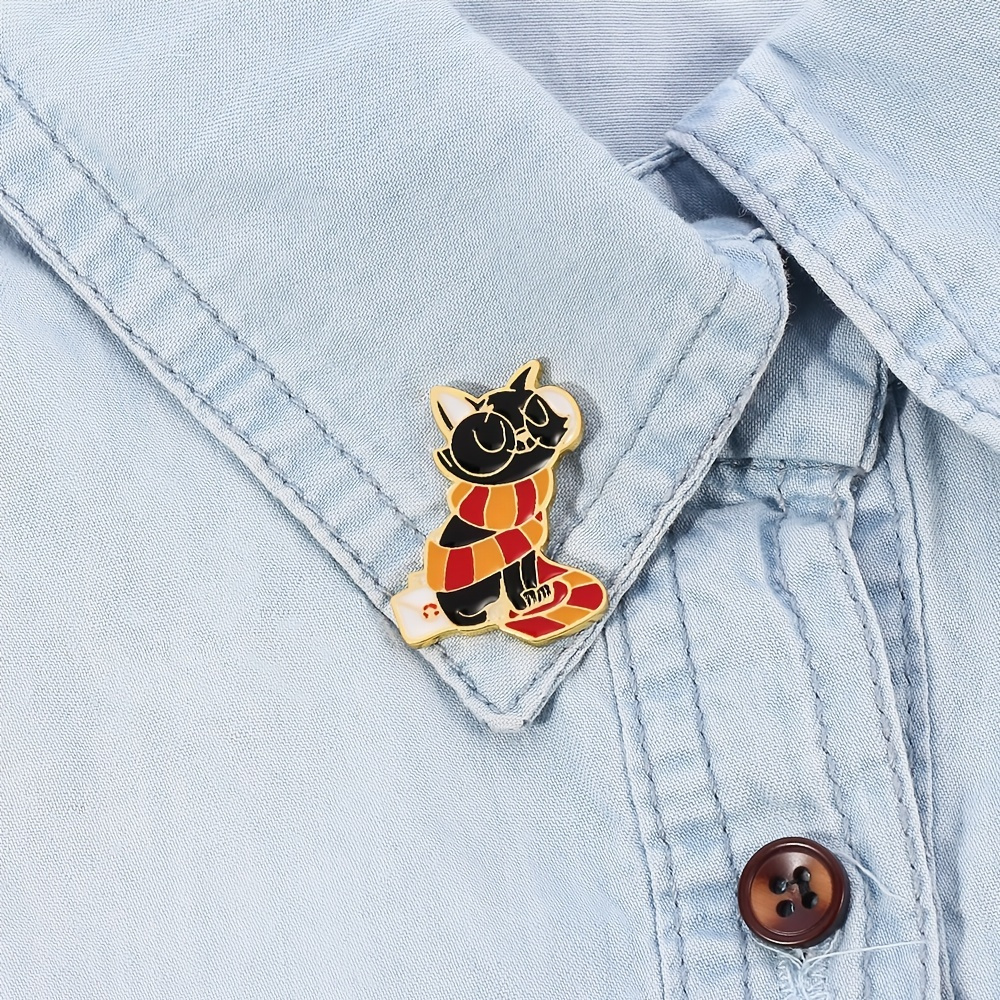 Cute Cat Brooch Anime Pin Backpack Jeans Jacket Lapel Enamel - Temu