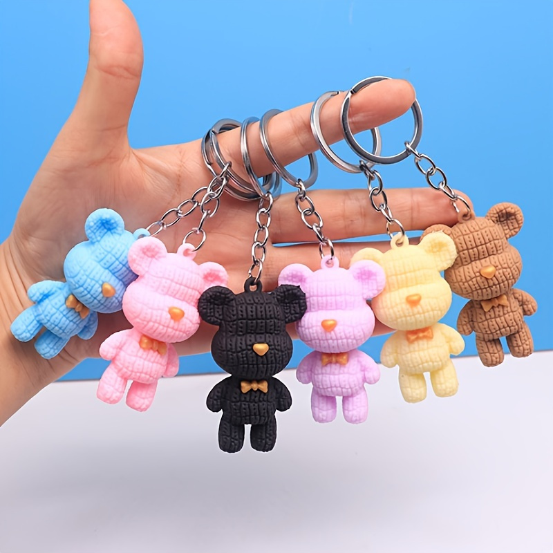 Adorable Bear Keychain With Bow Bell - Perfect Gift For Girls! - Temu  Germany