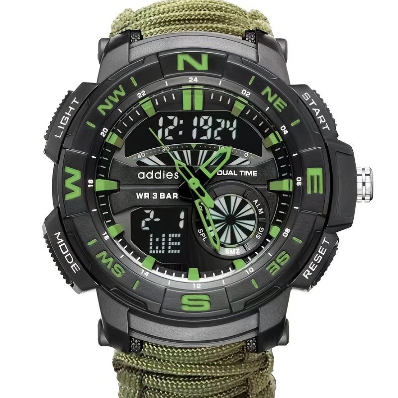 Digital compass clearance watch