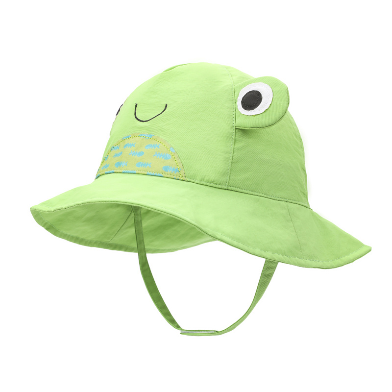 Frog Bucket Hat, Cute Frog Fisherman Hat Summer Bucket Sun Hat