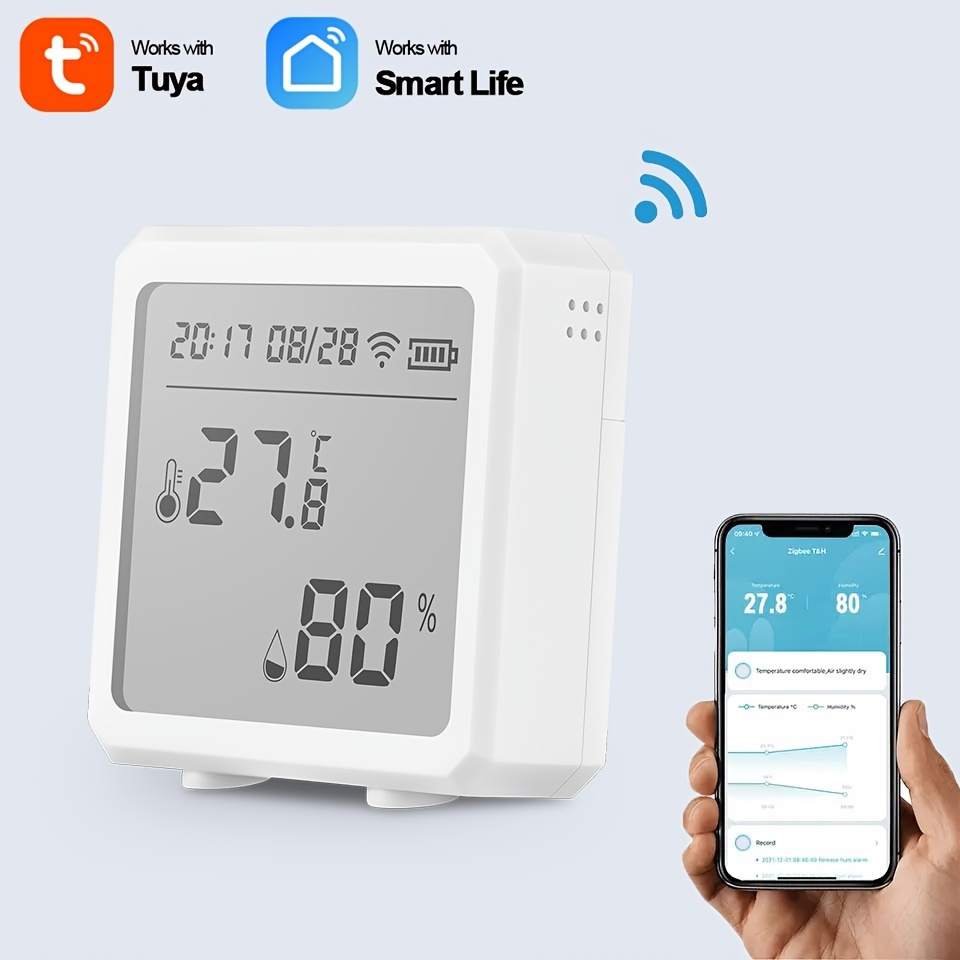Thermostat WiFi Controleur de température programmable Chauffe-eau/gaz au  sol Station météo Tuya Smart Alexa Commande vocale, Chaudière à gaz à eau