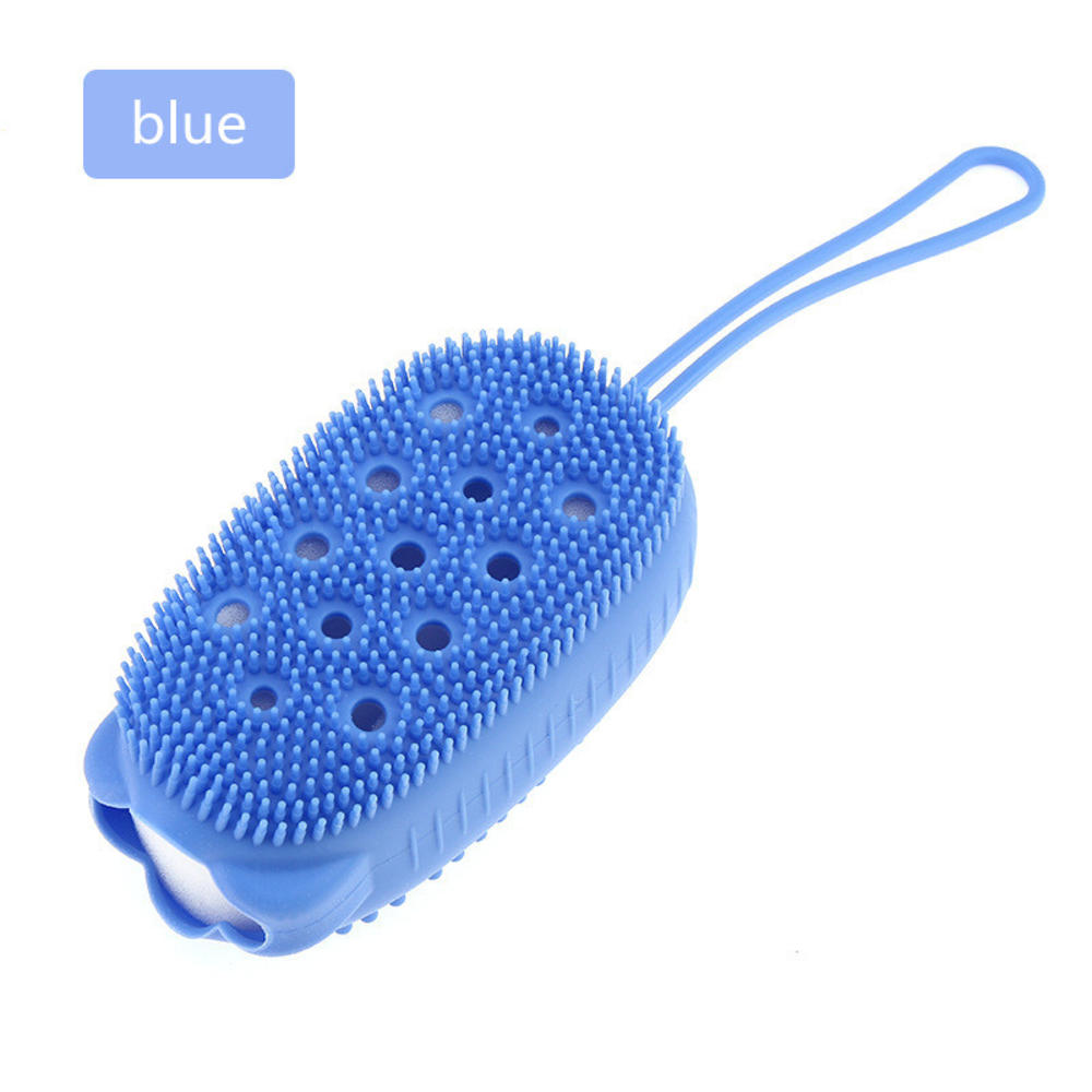 Body Brush Scrubber, Body Scrubber, Creaetive Body Brush Scrubber, Shower  Brush With Soap Dispenser, Body Brush, Shower Brush, Bath Accessories,  Bathroom Supplies Beach Vacation Essentials - Temu