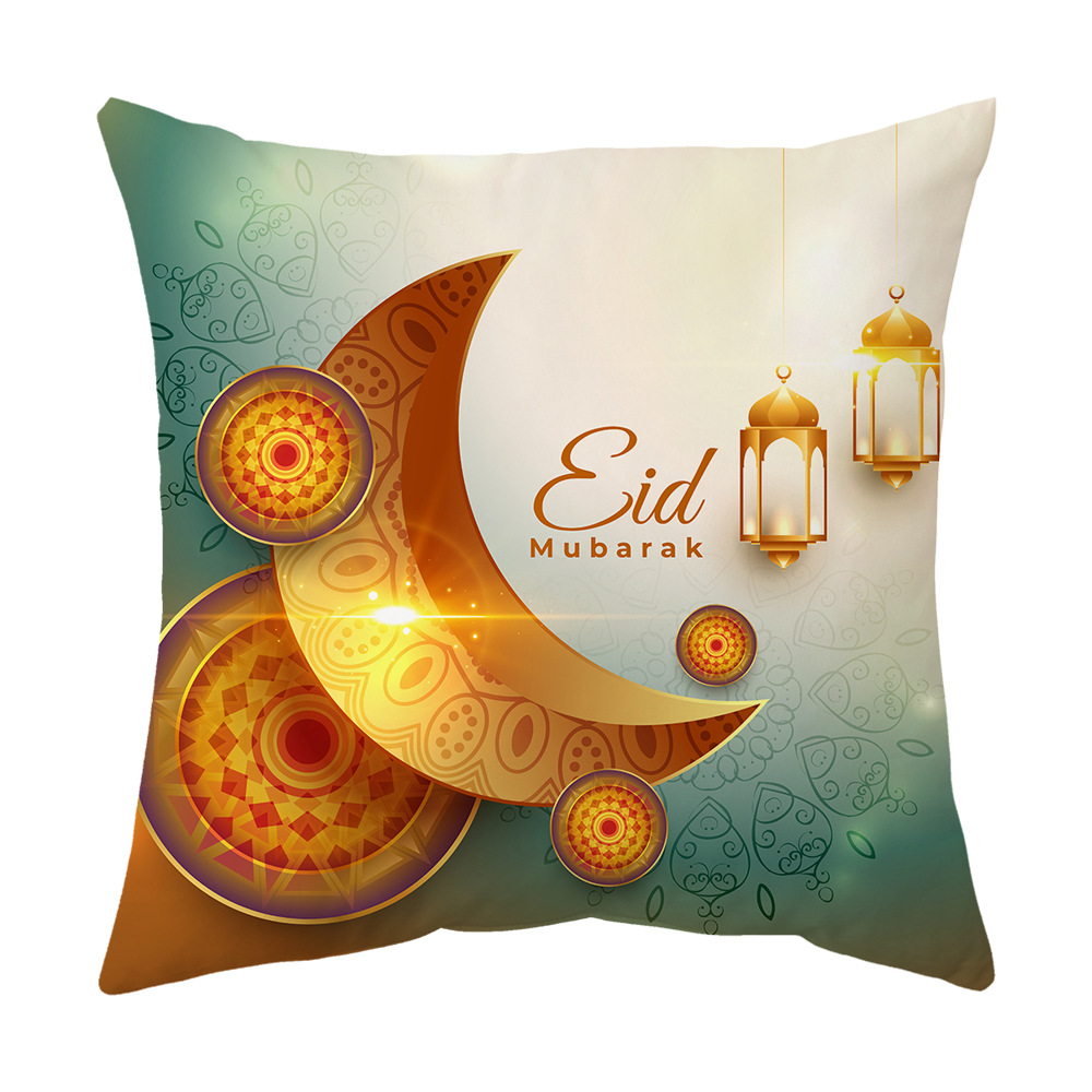 Acheter Taie d'oreiller islamique Eid Mubarak, housse de coussin pour  Ramadan Kareem, décor de fête