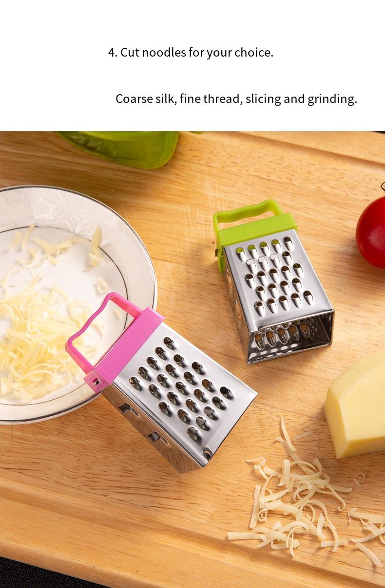 Mini Stainless Steel Graters 3 Side Cheese Slicer Vegetable