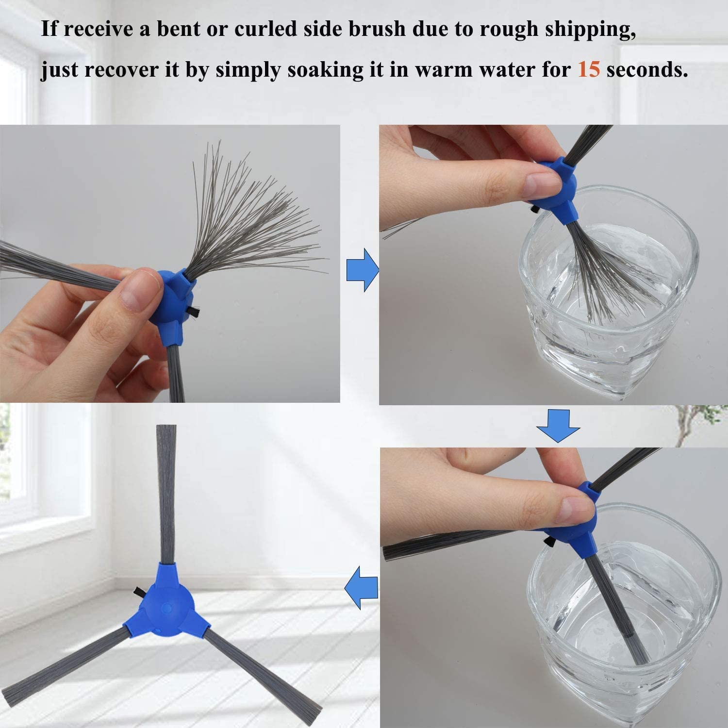 Kit D'Accessoires Pour Eufy RoboVac 11S Max, PièCes De Rechange