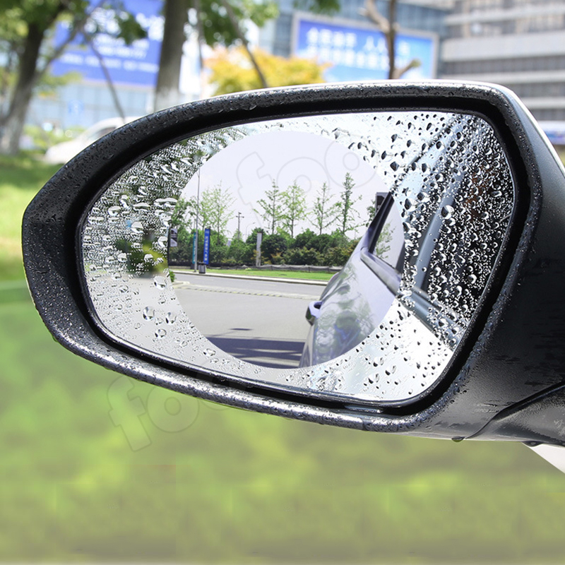2 Stück Auto Regenfest Film, Anti Fog Auto Aufkleber Auto Spiegel Fenster  Klar Film Regen Beweis Wasserdicht Film Auto Aufkleber Zubehör