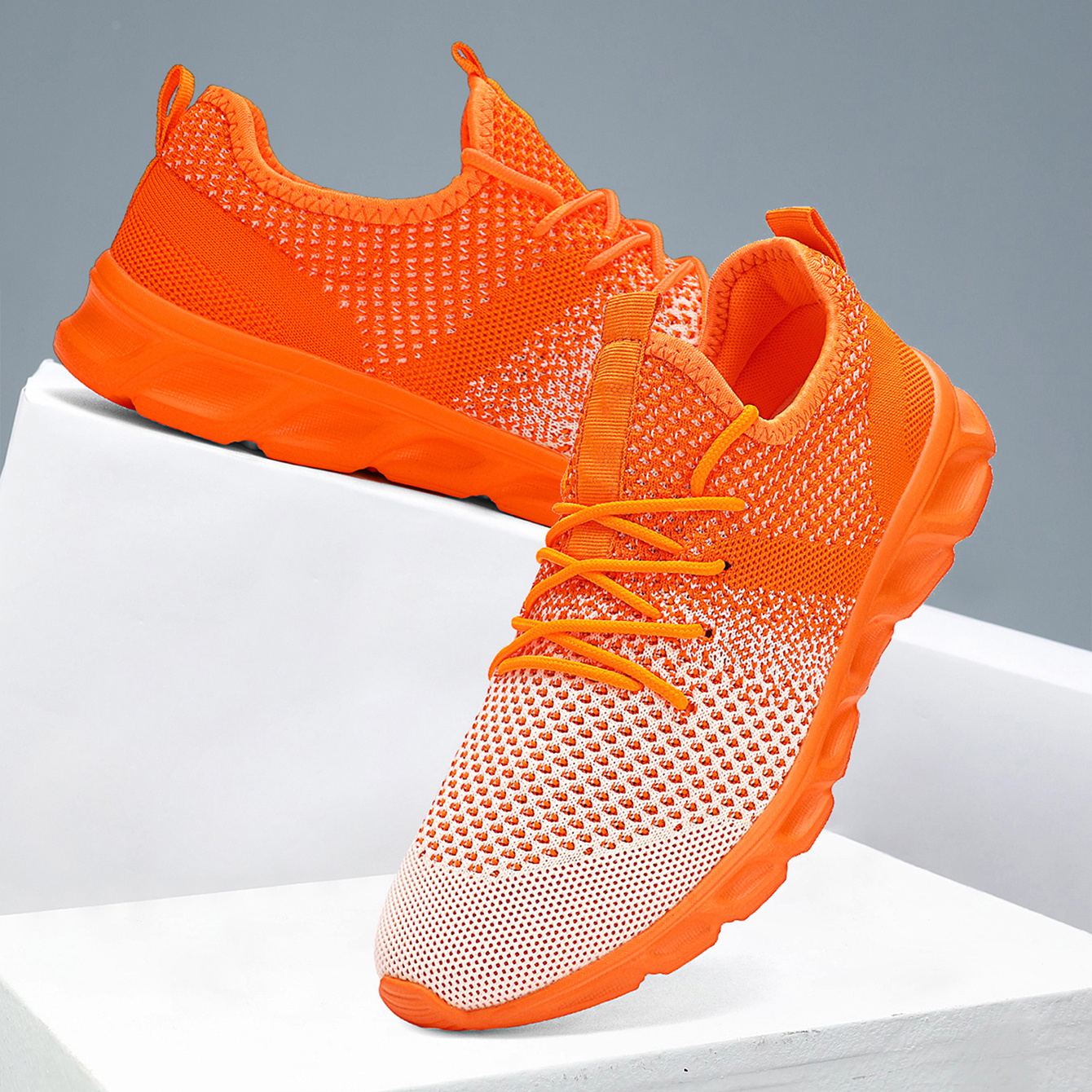 Men s Running Lightweight Breathable Casual Sneakers Walking Shoes 