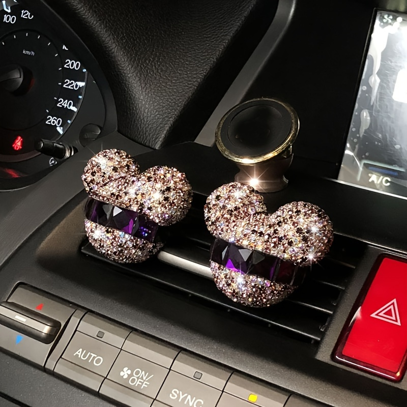 Luxury Car Perfume Rhinestones Air Conditioner Outlet Clip - Temu